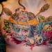 Tattoos - Head and Rats Chest Piece in Color - 58154